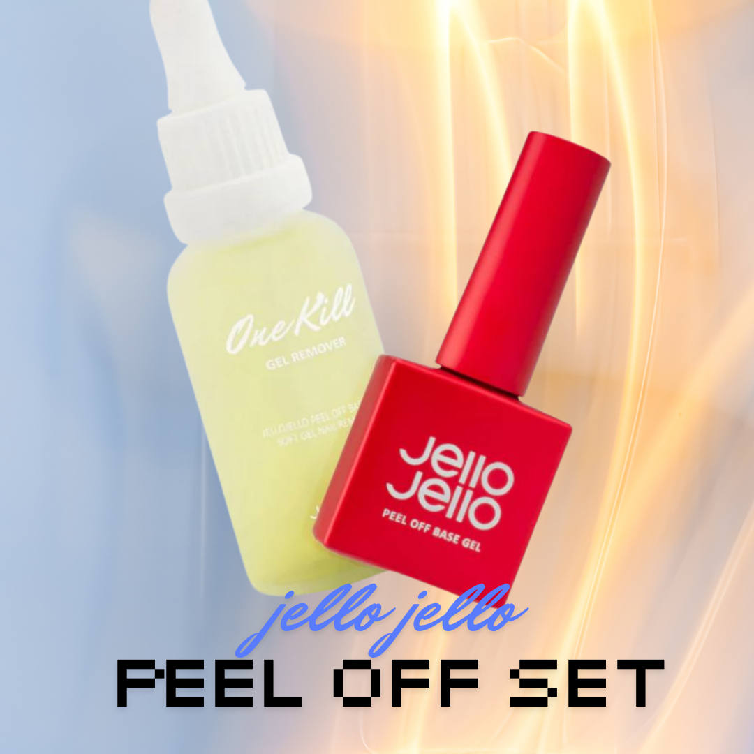 Jello Jello Peel Off Base Gel 10ml + Peel Off Remover 30ml